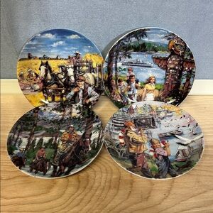 Douglas Steven 'Canadian Portraits' 1987 Plate Collection Avon Home Decor